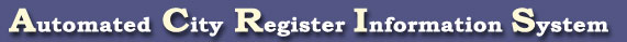 Automated City Register Information System